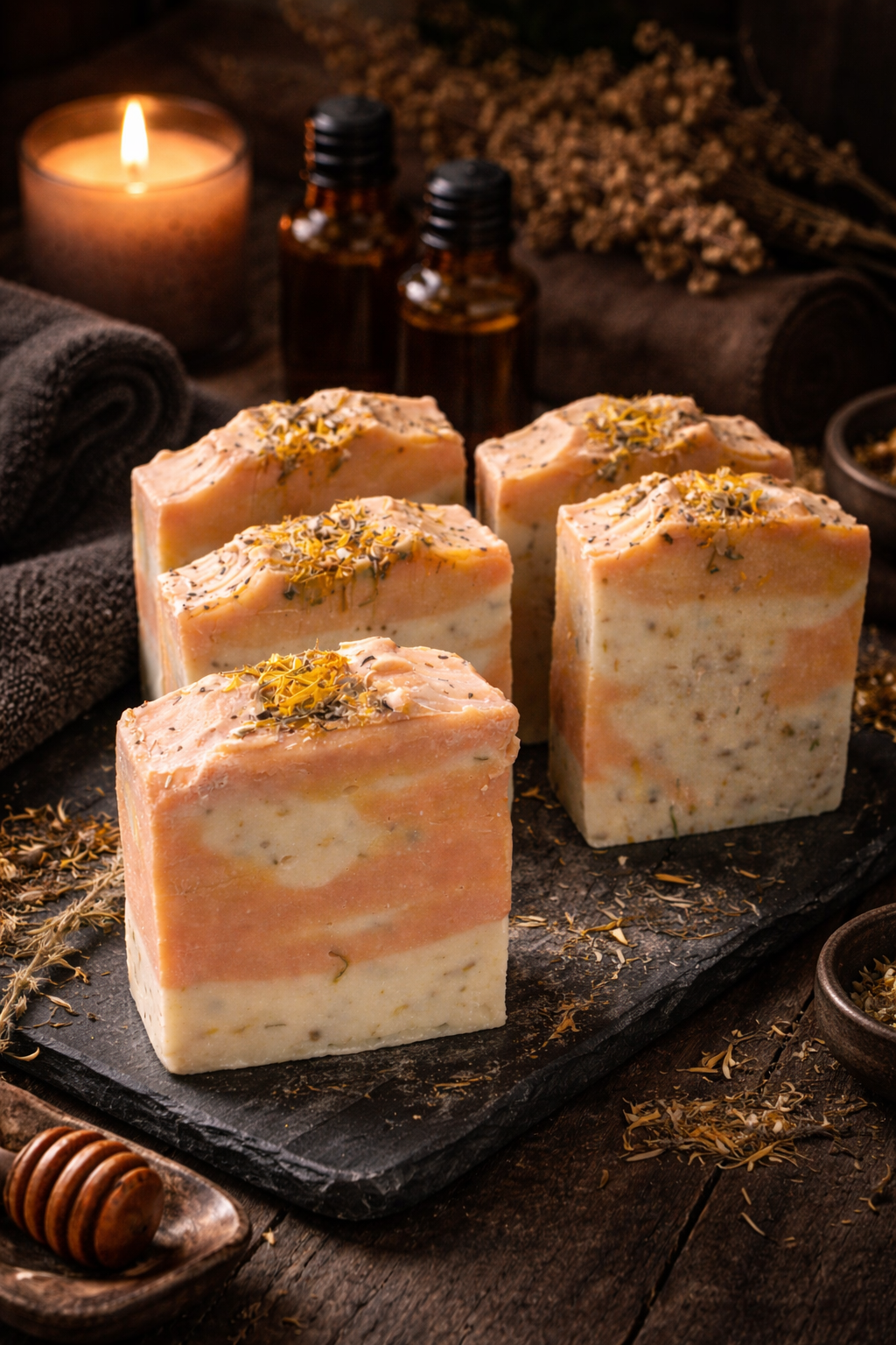 Calendula Lemon Farmhouse Soap